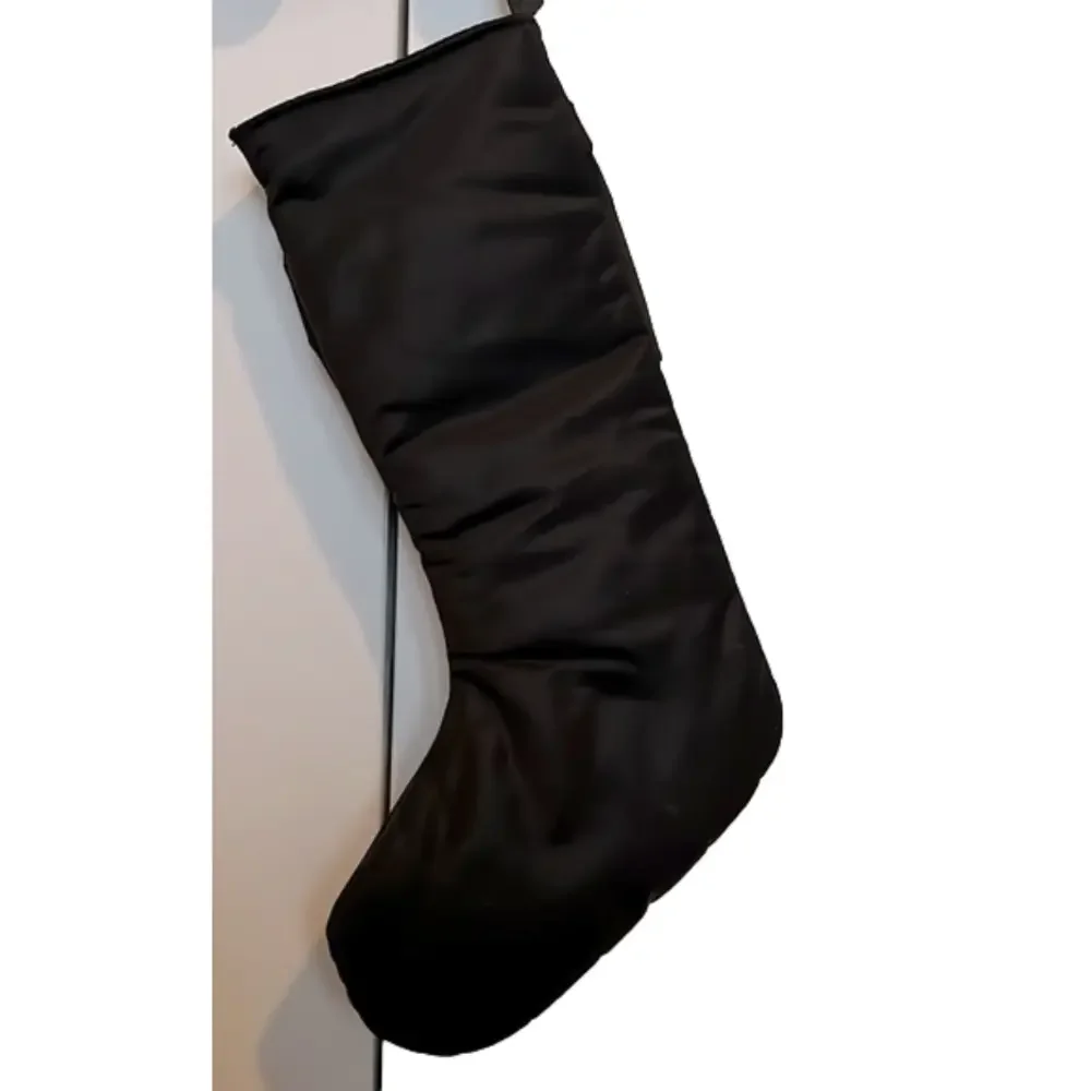 MAC Cosmetics Black Gold Holiday Christmas Stocking Makeup Gift Bag